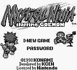 Ganbare Goemon GB