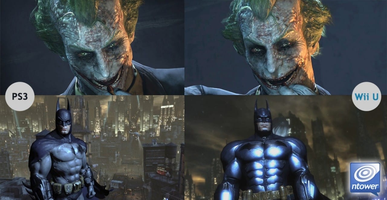 Foto-comparativas Batman City y Assassin's Creed III Wii U/Ps3