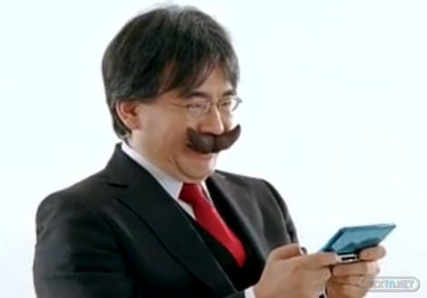 Iwata mostacho Mario
