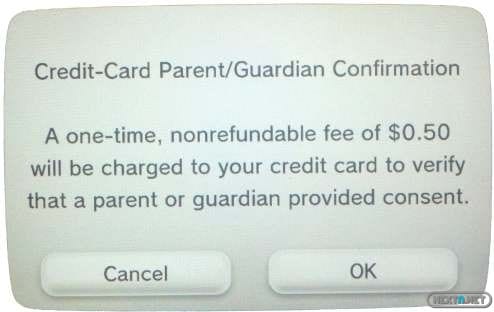 50 centimos por registrar un menor