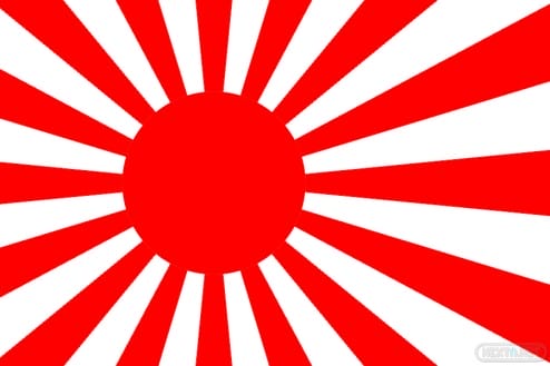 Bandera imperio Japón