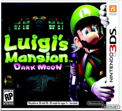 Luigi's Mansion - Dark Moon boxart americano 3DS
