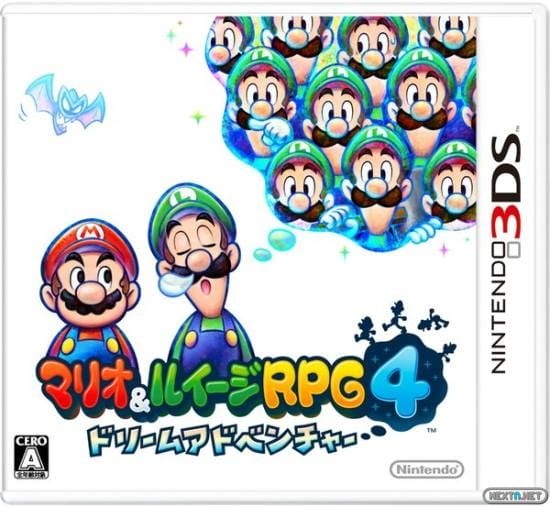 Boxart japonés de Mario & Luigi Dream Team Bros. y pack 3DS XL Luigi