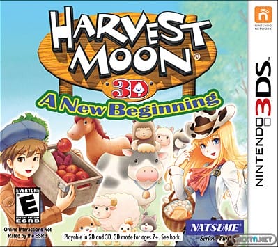 1306-05 Harvest Moon A New Beggining 3DS boxart