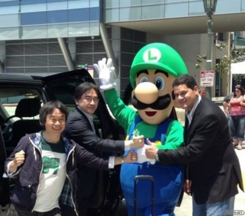 1306-09 Luigi, Reggie, Iwata, Miyamoto E3