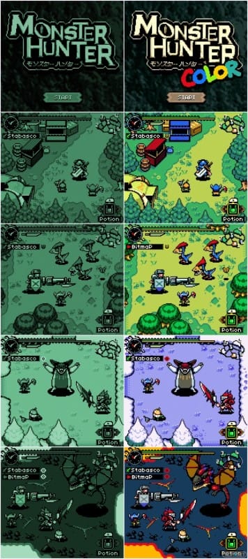 1306-17 Monster Hunter Game Boy