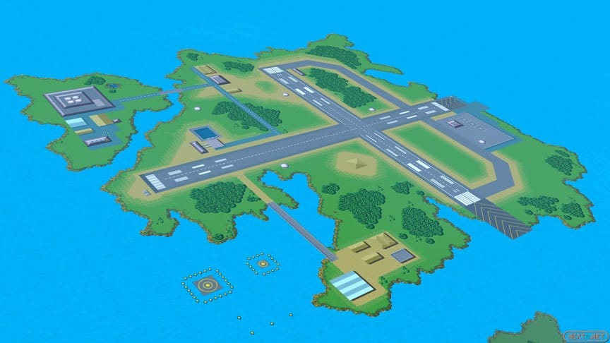 1308-06 Super Smash Bros. Escenario Pilotwings 1