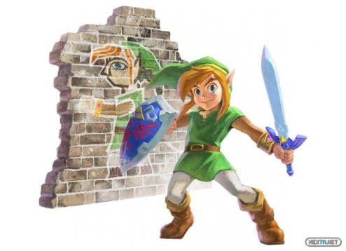1308-08 The Legend of Zelda A Link Between Worlds nuevo artwork