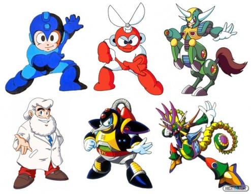 1309-07 Mega Man gesto manos W