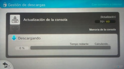 1310-01 Actualización Wii U Octubre