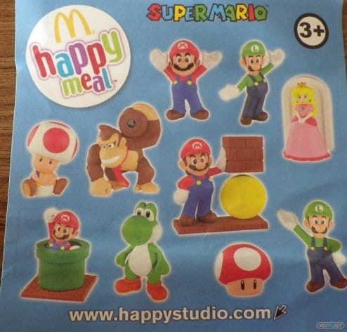 1310-12 Unboxing Juguetes Super Mario McDonald's 07