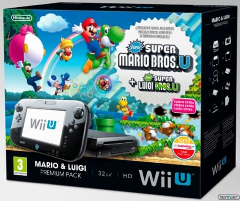 1310-10 Wii U New Super Mario Pack Premium