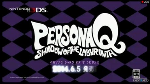 1311-24 Persona Q Shadow of the Labyrinth