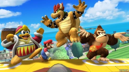 1401-16 Super Smash Bros Donkey Kong Bowser Rey Dedede