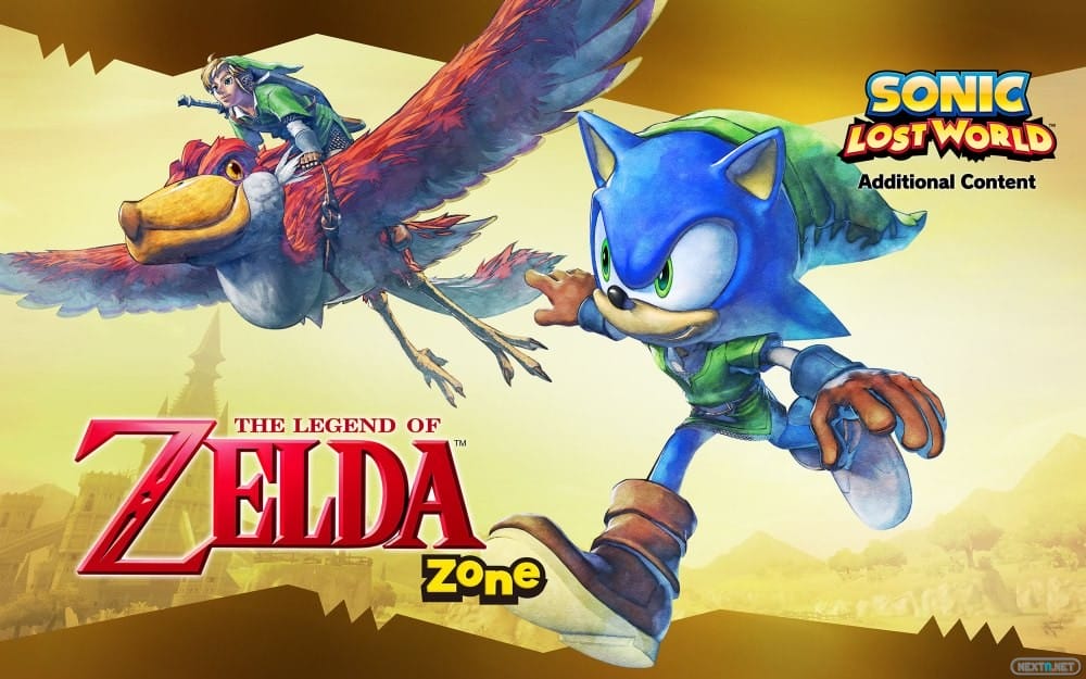 Ocultando las púas del erizo en Zelda Zone de Sonic Lost World Ocultando las púas del erizo en Zelda Zone de Sonic Lost World
