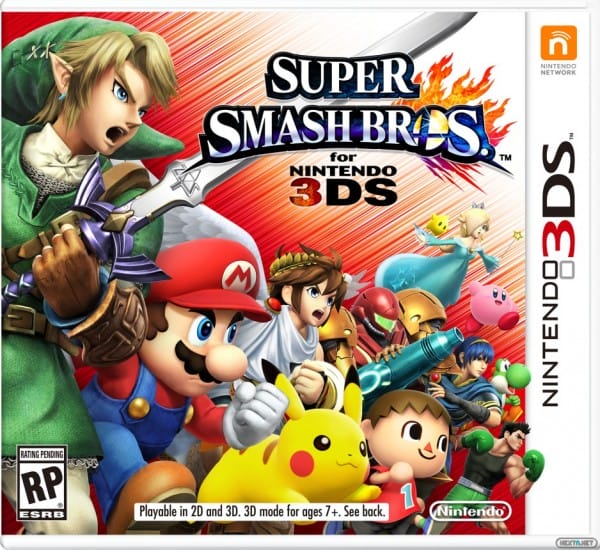 1406-11 Super Smash Bros. 3DS Boxart