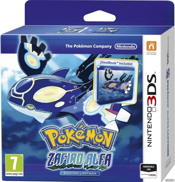 1501-02 Pokémon Zafiro Alfa Steelbook boxart
