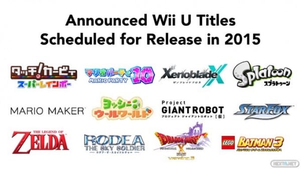1502-17 Títulos de Nintendo por llegar a Wii U - Japón