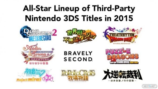 1502-17 Títulos third que llegarán a 3DS en Japón