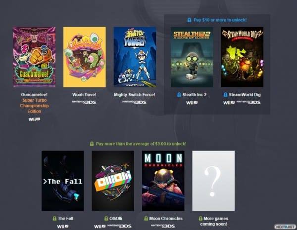 Estos son los juegos que se incluyen de momento en el Humble Nindie Bundle