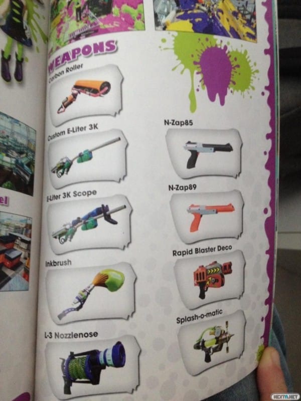 1505-29 Echa un vistazo a las armas y escenarios que llegarán a Splatoon por DLC 01