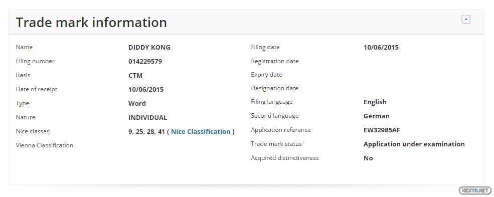 1506-10 Diddy Kong Registro Europa 1