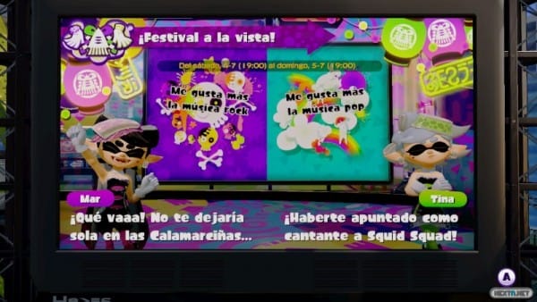 Regresa el Splatfest a Splatoon