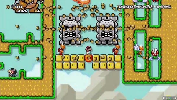 1507-29 Super Mario Maker recibe un extenso tráiler japonés. Galería de imágenes12
