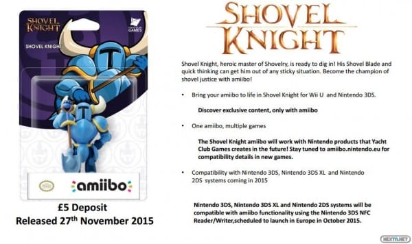 1508-27 Shovel Knight amiibo