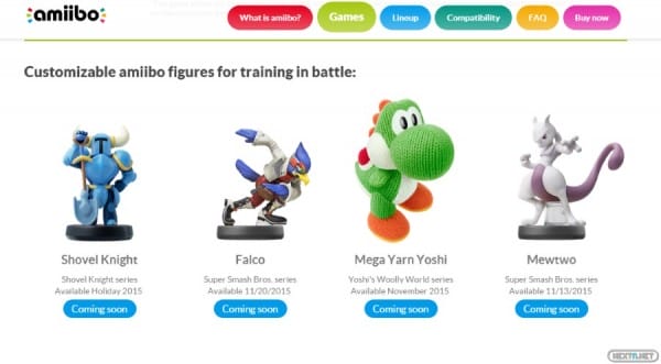 1510-11 amiibo Shovel Knight Smash Bros