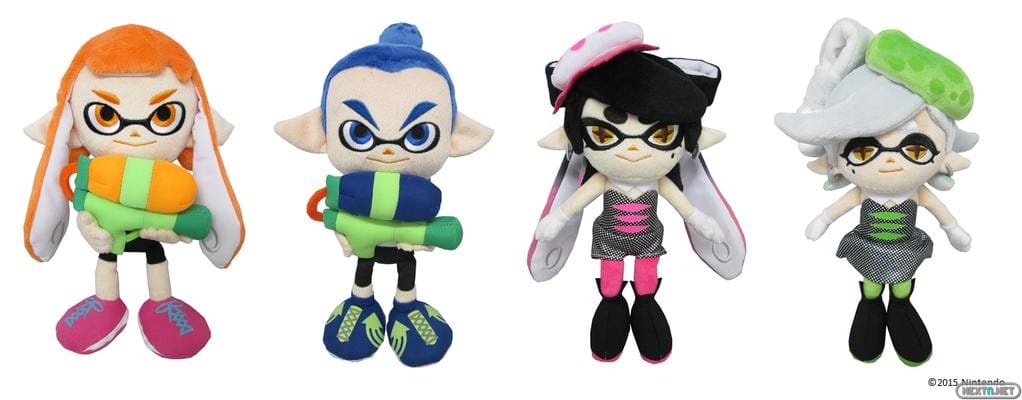 peluches de splatoon 2