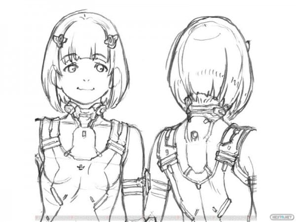 1511-22 Art Book Xenoblade Chronicles X Lin