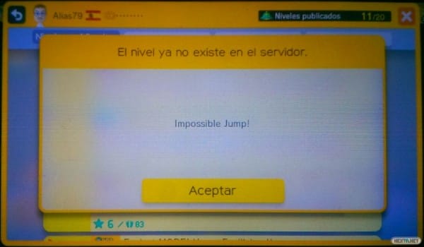 Super Mario Maker niveles borrados 01