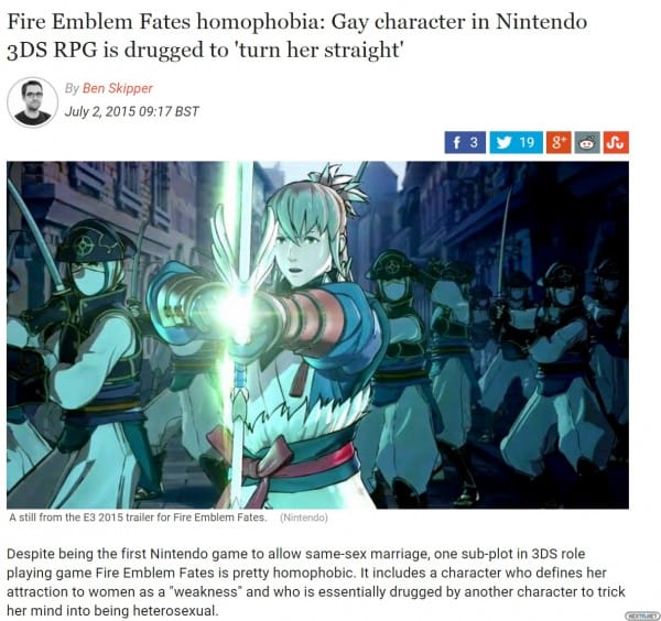 1601-28 Fire Emblem Fates_ explicación de toda la polémica de la droga. Todo fue un error 02