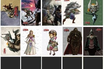 Zelda Twilight Princess postales