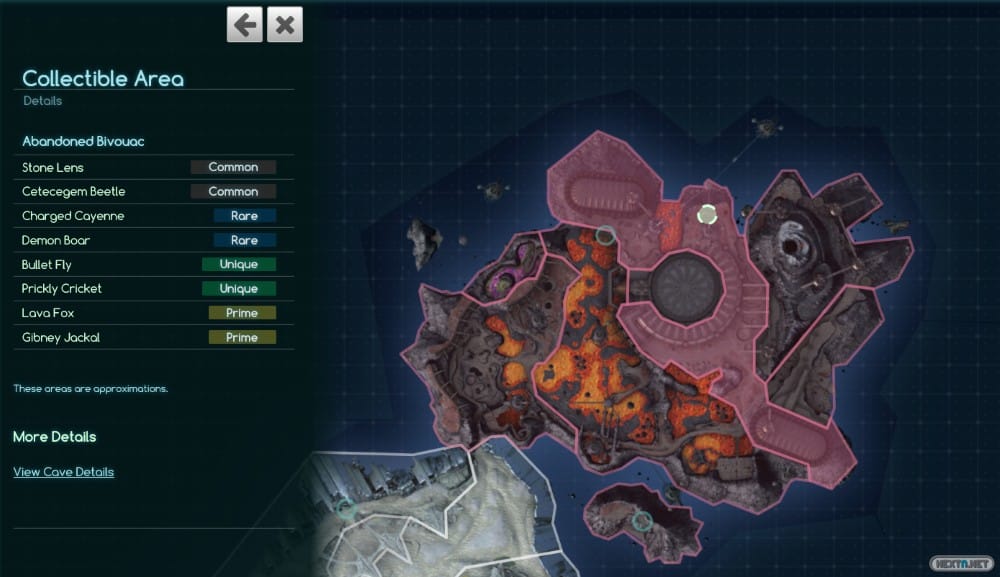 Xenoblade Chronicles X mapa interactivo