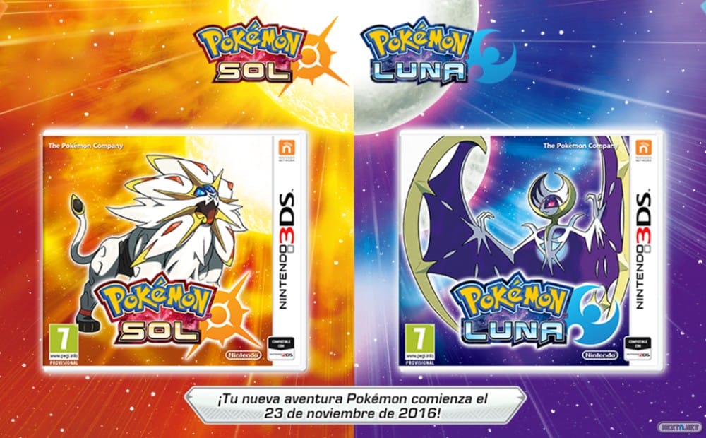 Pokémon Sol Luna boxart