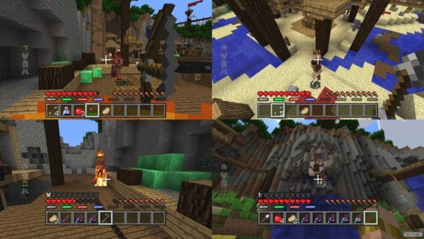 Minecraft Wii U Edition Batalla mapas