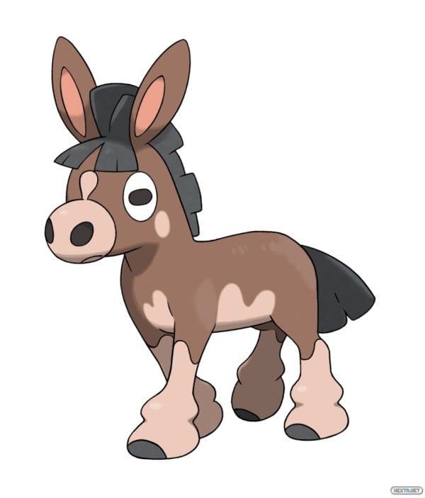 1608-01 Pokémon Sol Luna Mudbray Art