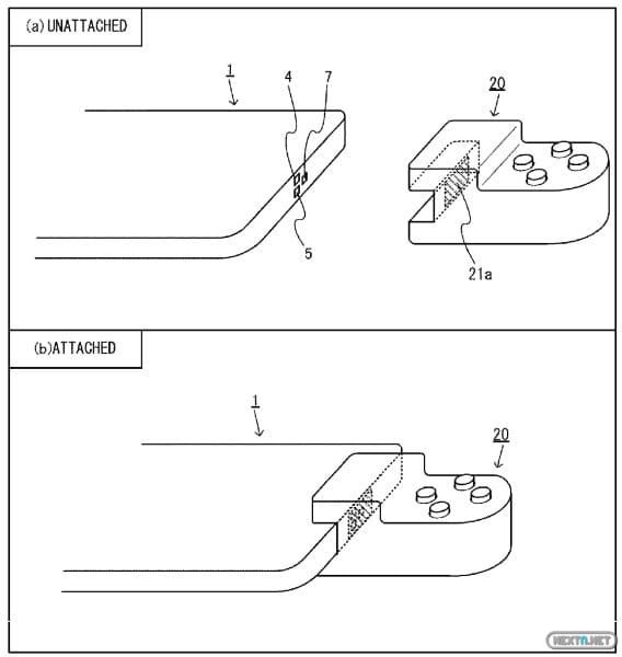 Patente controles Nintendo agosto NX