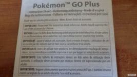 Manual Pokémon GO Plus