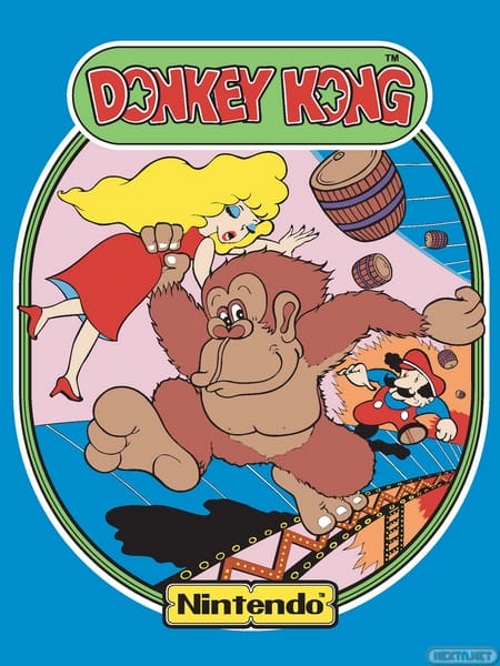 Super Mario Jumpman Pauline Donkey Kong arcade