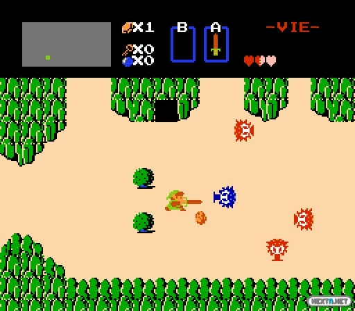 Trampolín Alojamiento Establecimiento The legend Of Zelda para NES cuenta con un nivel oculto