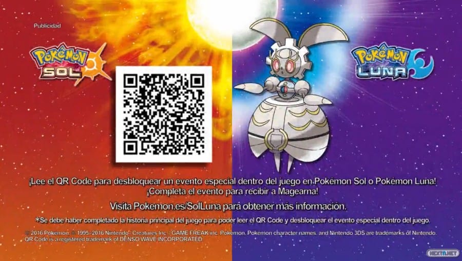 Magearna código qr Volcanion mecánica