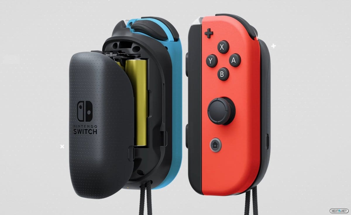 Joy-Con cargador pilas AA