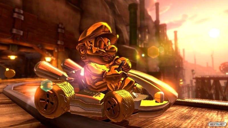 Mario de Oro Kart 8 Deluxe