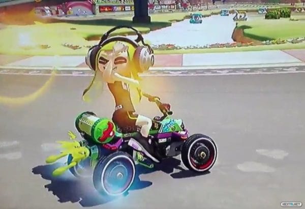 Mario Kart 8 Deluxe Splatoon corte manga