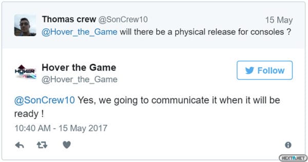 Hover: Revolt of Gamers Switch