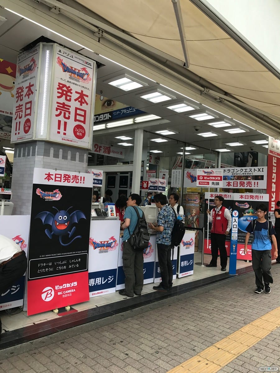 Colas lanzamiento Dragon Quest XI