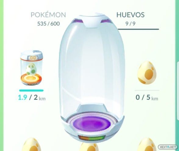 Pokémon GO Incubadoras